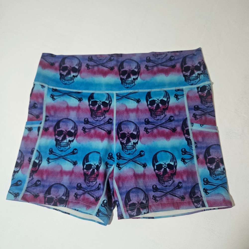 Constantly Varied Gear CVG Skull & Bones Patterned Shorts~XXL~EUC